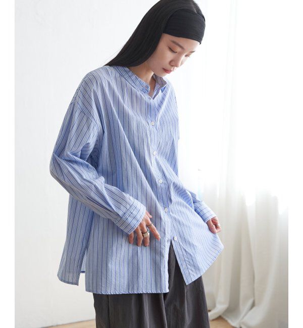 Lbc with Life「ふんわり70コットン2WAYシャツ」|シャツ・ブラウス|