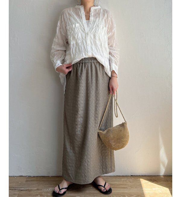 Lbc with Life「ジャカードIラインスカート」|スカート|