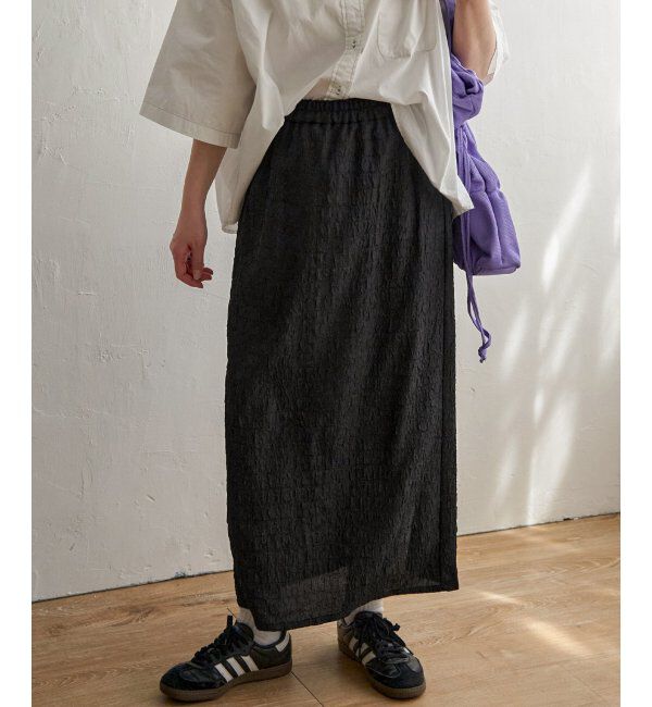 Lbc with Life「ジャカードIラインスカート」|スカート|