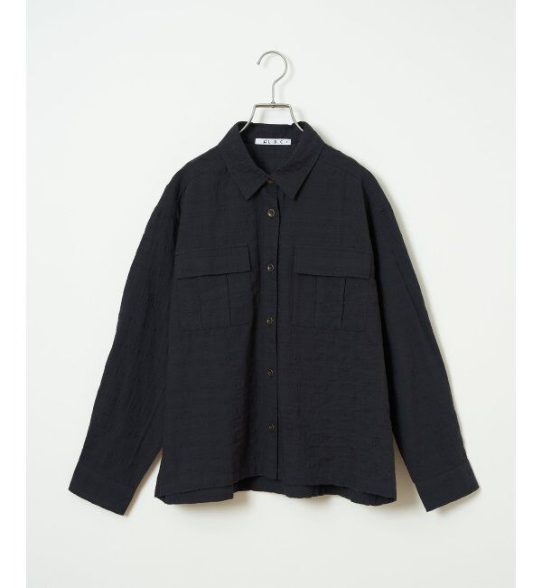 Lbc with Life「ジャカードダブルポケットシャツジャケット」|シャツ・ブラウス|チャコール