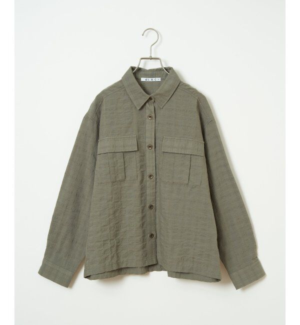 Lbc with Life「ジャカードダブルポケットシャツジャケット」|シャツ・ブラウス|