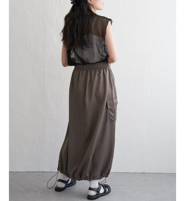 VENCE share style「【2WAY】ヴィンテージツイルカーゴスカート」|スカート|