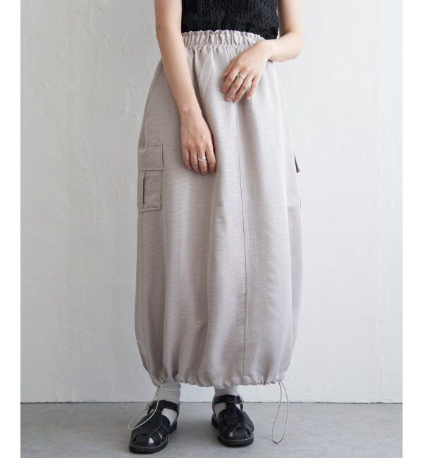 VENCE share style「【2WAY】ヴィンテージツイルカーゴスカート」|スカート|