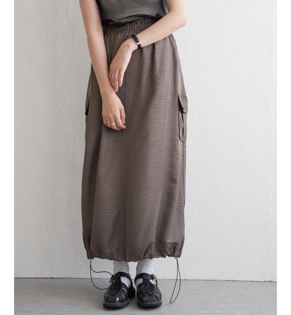 VENCE share style「【2WAY】ヴィンテージツイルカーゴスカート」|スカート|