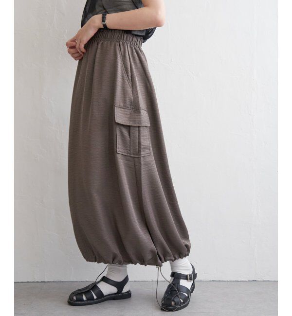 VENCE share style「【2WAY】ヴィンテージツイルカーゴスカート」|スカート|