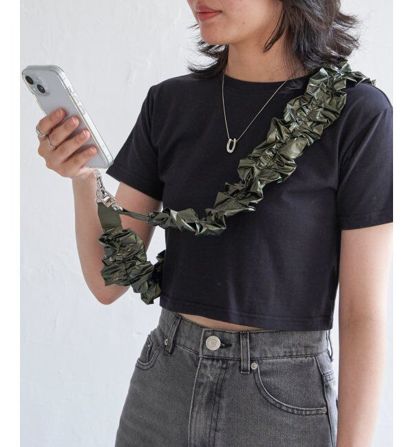 VENCE share style「ロングシャーリングストラップ」|その他|カーキ