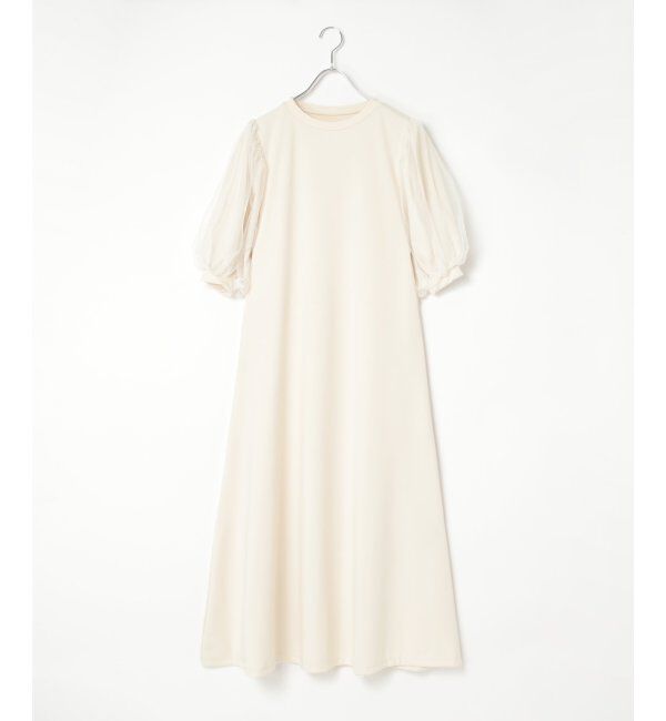 VENCE share style「チュールボリュームスリーブワンピース」|ワンピース|
