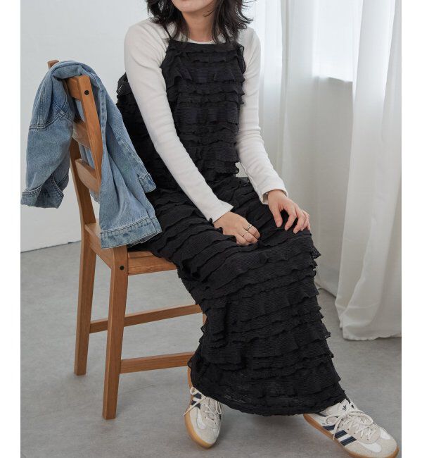 VENCE share style「チュールティアードワンピース」|ワンピース|