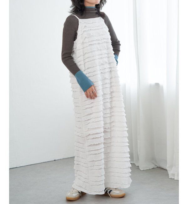 VENCE share style「チュールティアードワンピース」|ワンピース|