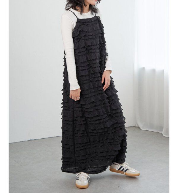 VENCE share style「チュールティアードワンピース」|ワンピース|