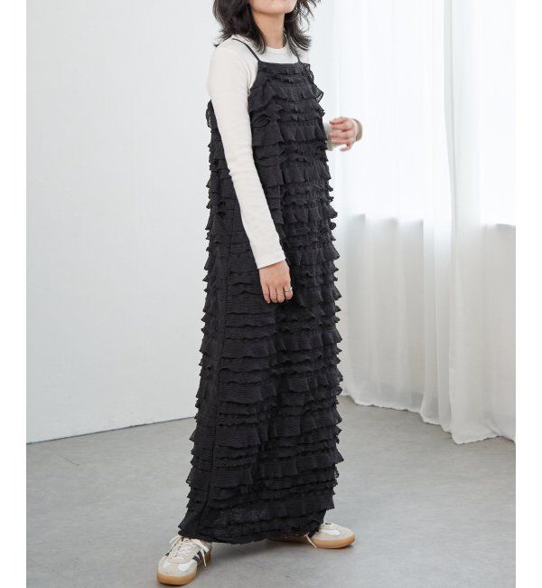 VENCE share style「チュールティアードワンピース」|ワンピース|