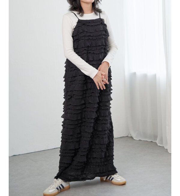 VENCE share style「チュールティアードワンピース」|ワンピース|