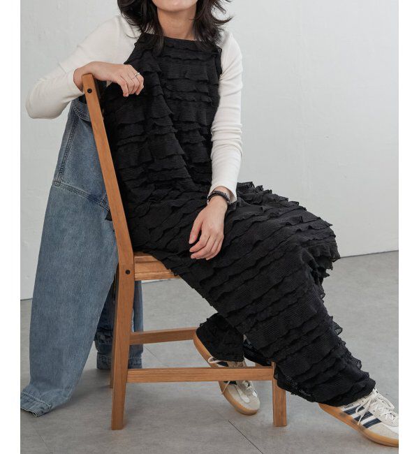 VENCE share style「チュールティアードワンピース」|ワンピース|