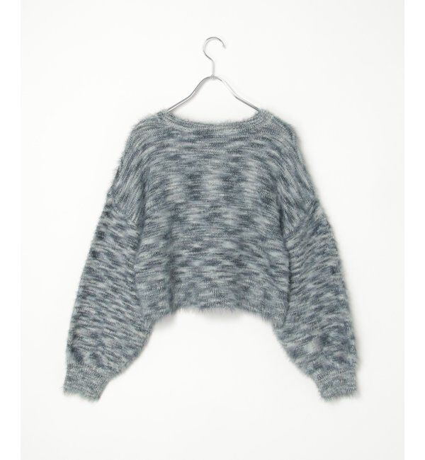 VENCE share style「フェザーヤーンショートニット」|ニット・セーター|