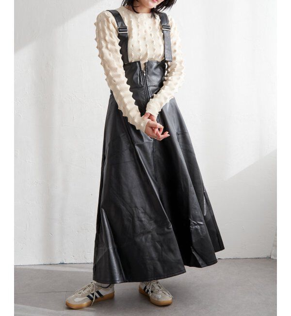 VENCE share style「合皮ジャンスカ」|スカート|