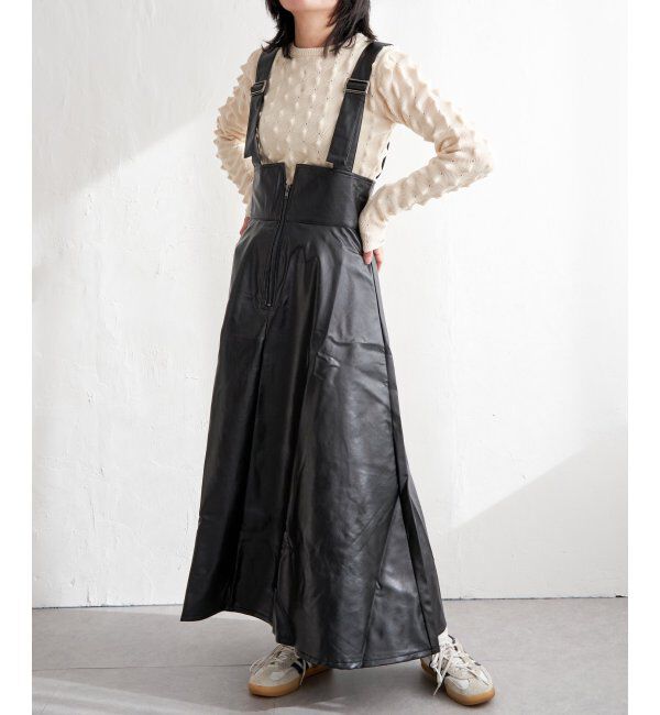 VENCE share style「合皮ジャンスカ」|スカート|