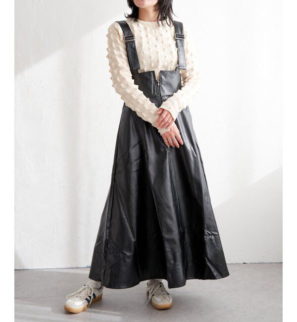 VENCE share style「合皮ジャンスカ」|スカート|