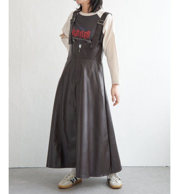 VENCE share style「合皮ジャンスカ」|スカート|