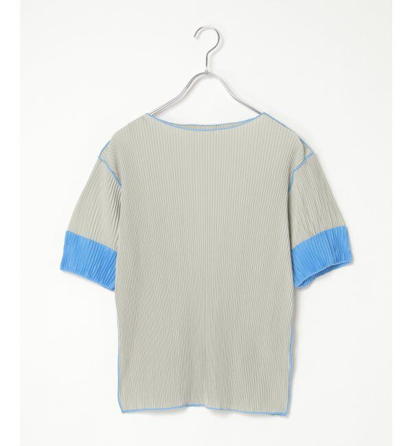 VENCE share style「プリーツ袖配色トップス」|ニット・セーター|