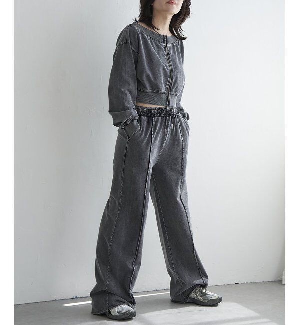 VENCE share style「【セットアップ対応】ケミカルスウェットパンツ」|スカート|