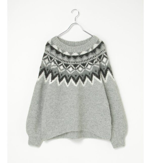 VENCE share style「ノルディックニットプルオーバー」|ニット・セーター|