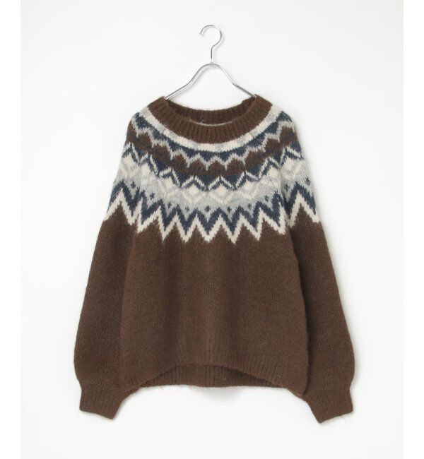 VENCE share style「ノルディックニットプルオーバー」|ニット・セーター|