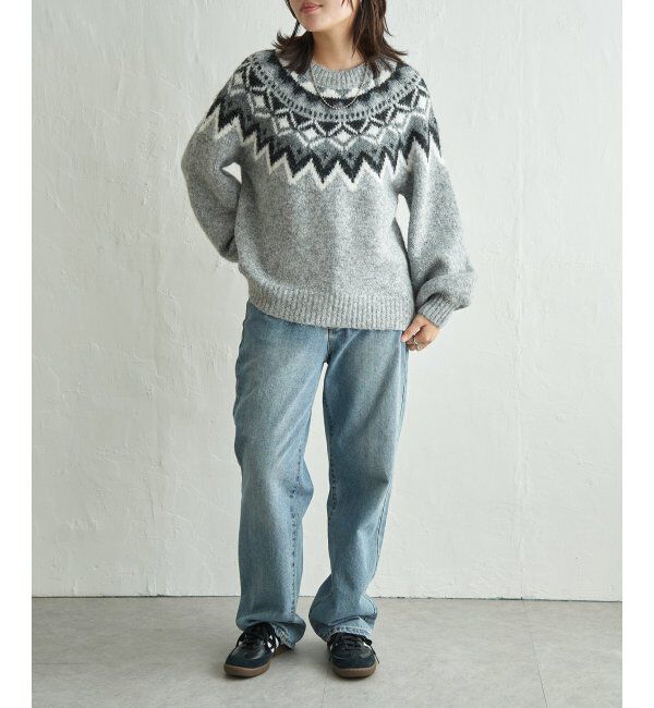 VENCE share style「ノルディックニットプルオーバー」|ニット・セーター|