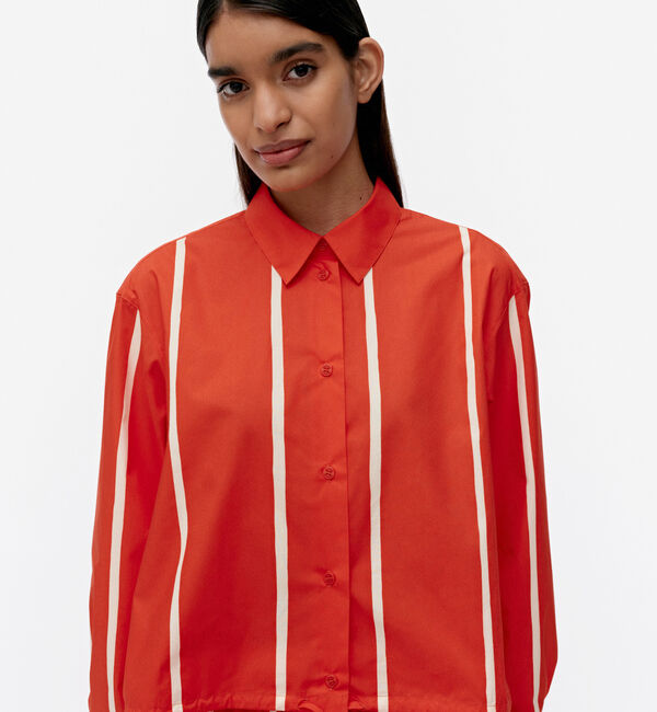 Marimekko「Rypytys Puhveli シャツ」|シャツ・ブラウス|