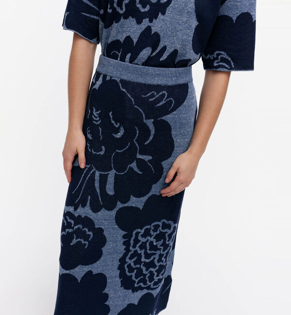 Marimekko「Sivellys Pioni ニットスカート」|スカート|