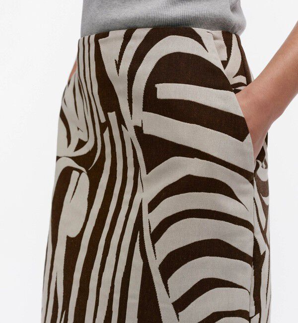 Marimekko「【一部店舗・オンラインストア限定】Valaa Jokuraita スカート」|スカート|