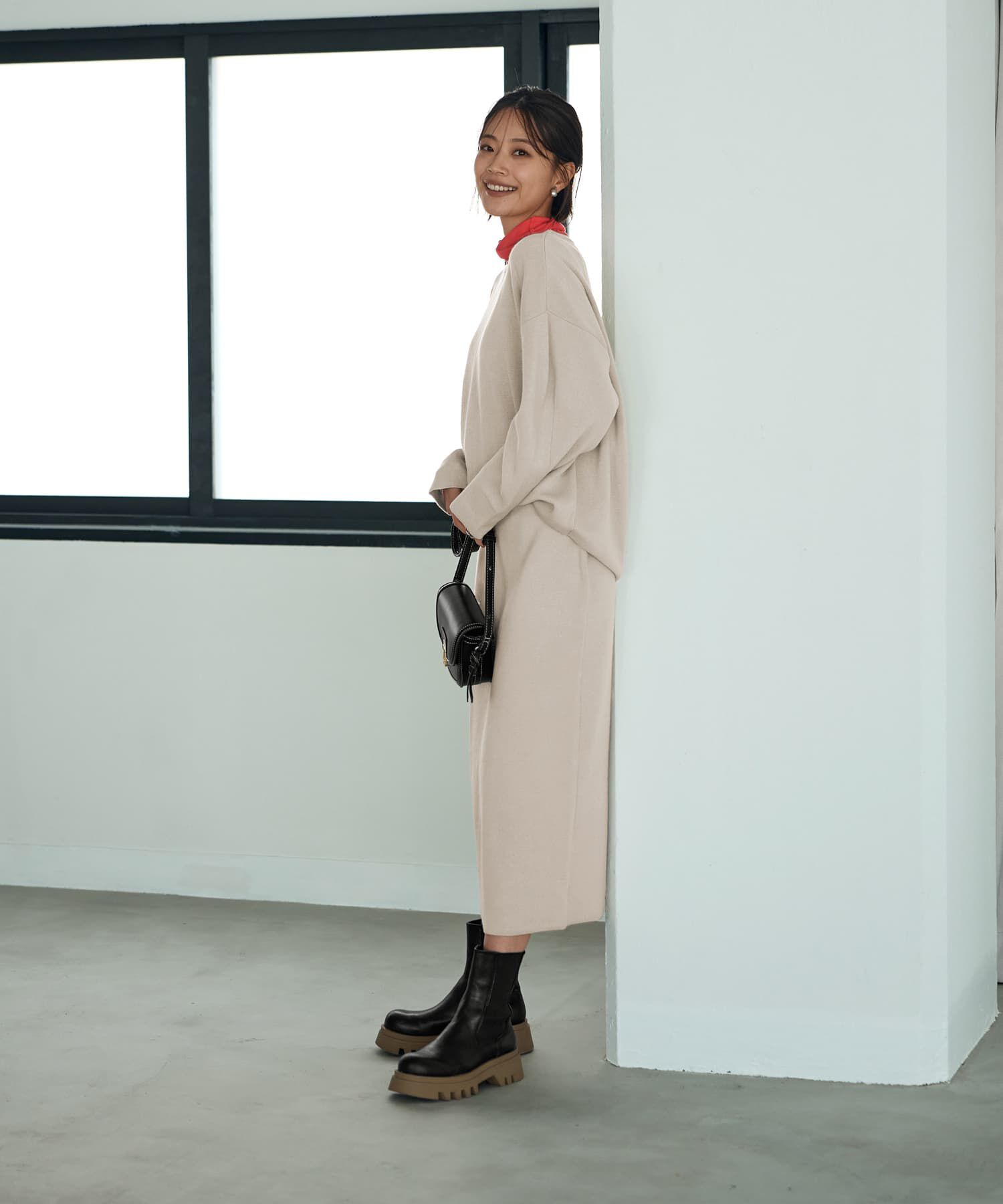 STYLE DELI「３シーズンコットン混紡◆ニットペンシルスカート」|スカート|