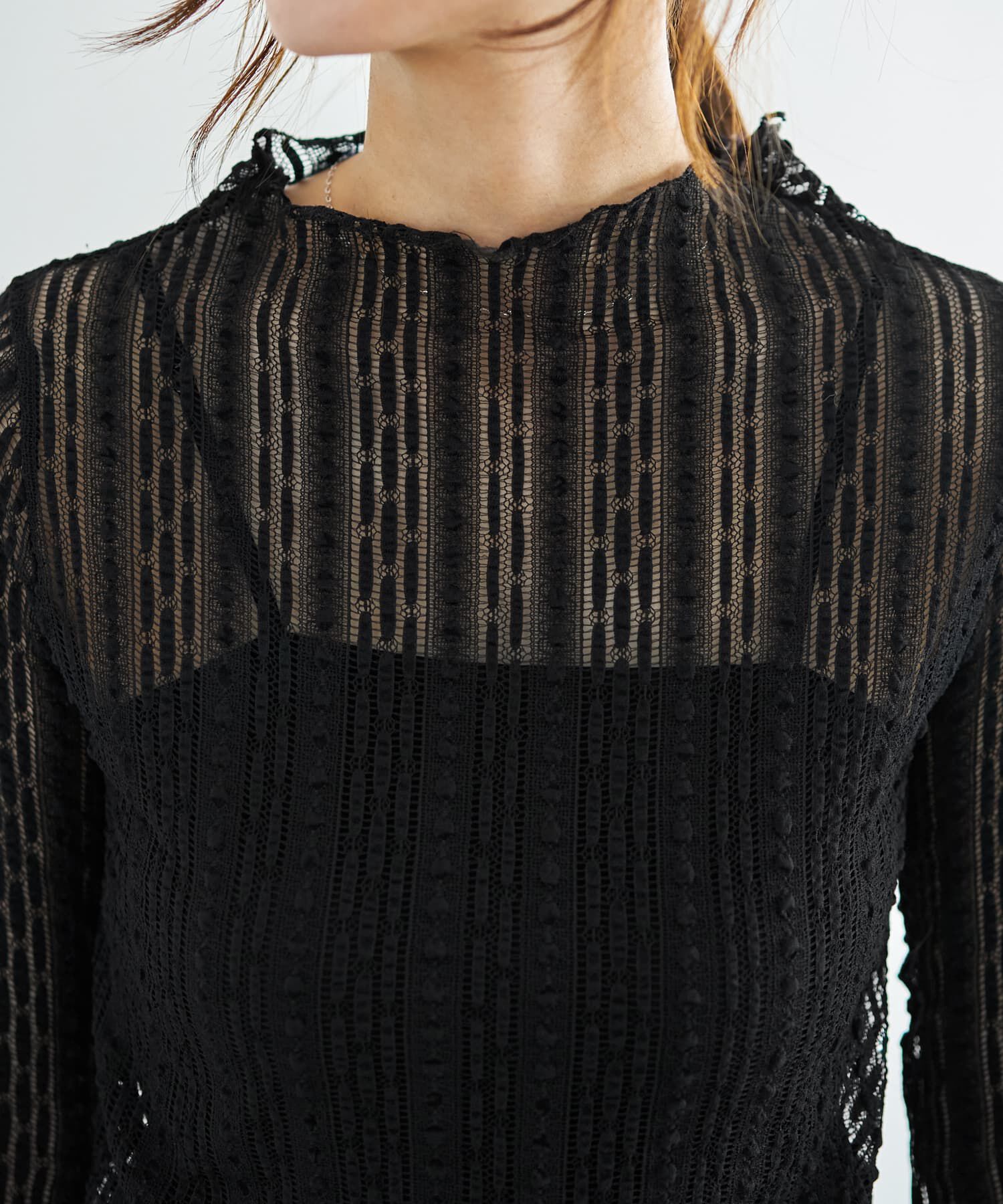 STYLE DELI「下に着るメロウレーシィートップス」|Tシャツ・カットソー|