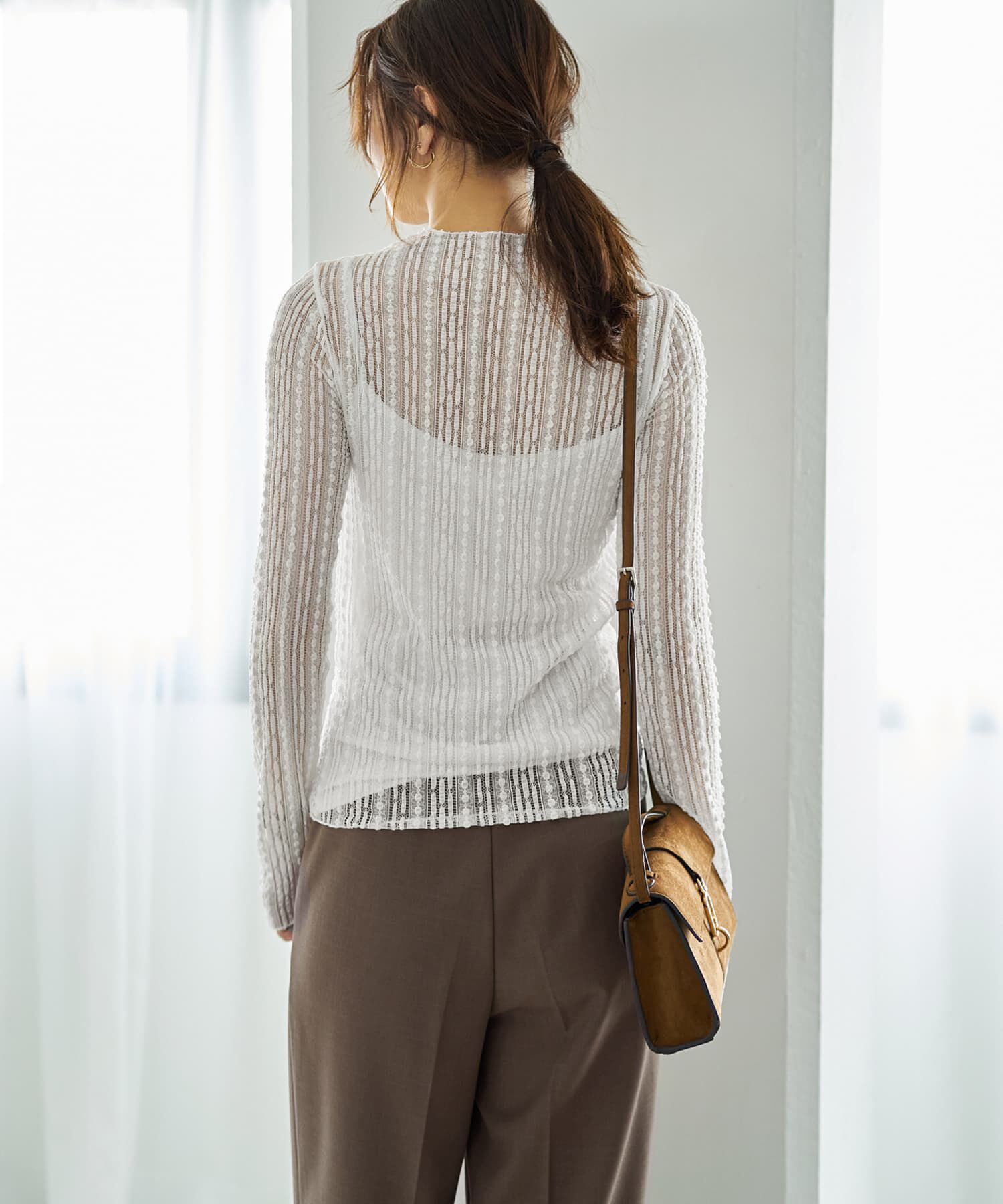 STYLE DELI「下に着るメロウレーシィートップス」|Tシャツ・カットソー|