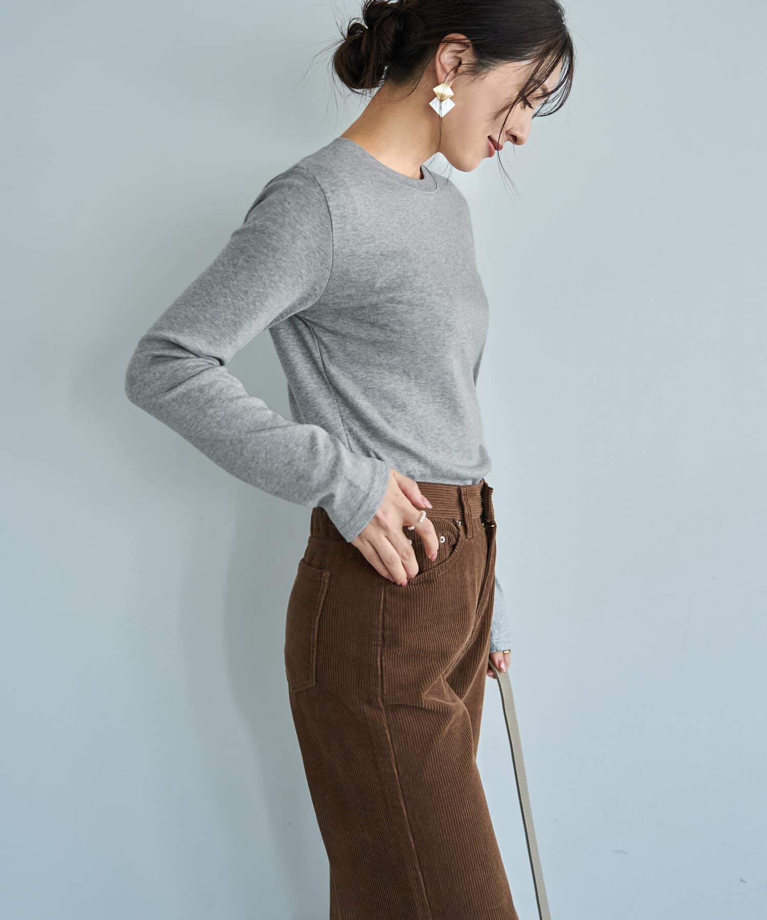 STYLE DELI「シンプルなフラットカットソートップス」|Tシャツ・カットソー|