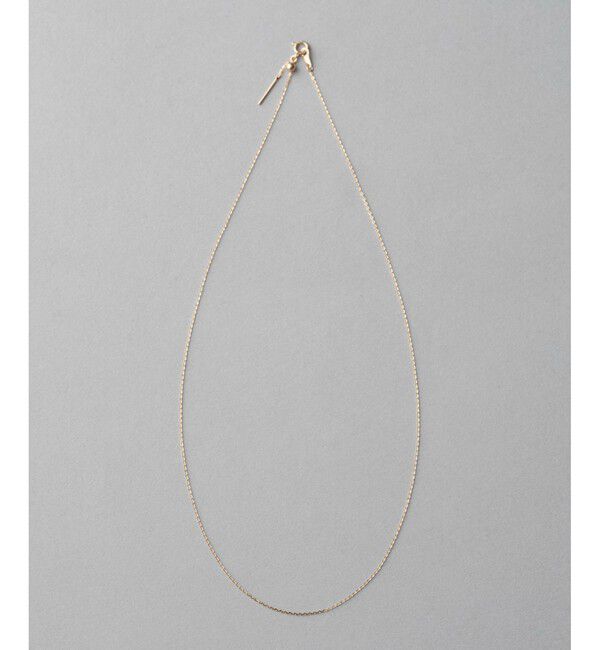 ete「K18YG ミラーカットチェーン ネックレス」|ネックレス|