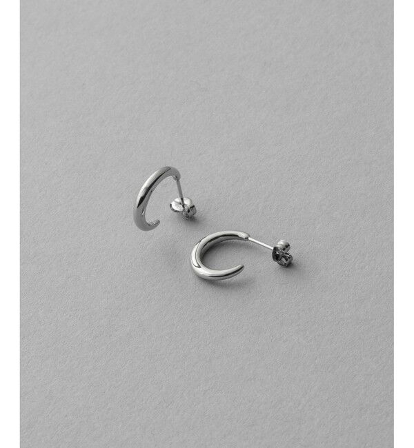 ete「[ONLINE Limited] クレセントムーン ピアス」|ピアス|
