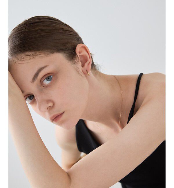 ete「[ONLINE Limited] クレセントムーン ピアス」|ピアス|