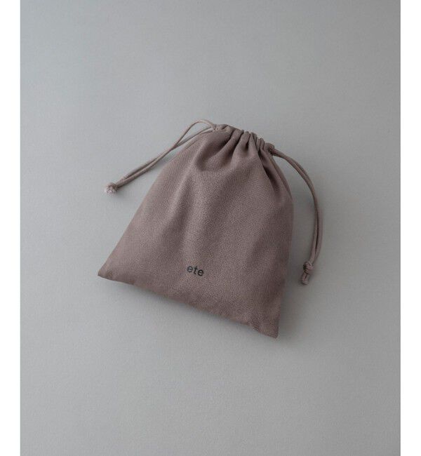 ete「[ONLINE Limited] クレセントムーン ピアス」|ピアス|