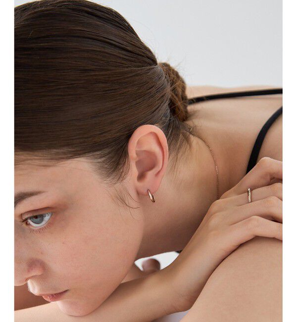 ete「[ONLINE Limited] クレセントムーン ピアス」|ピアス|