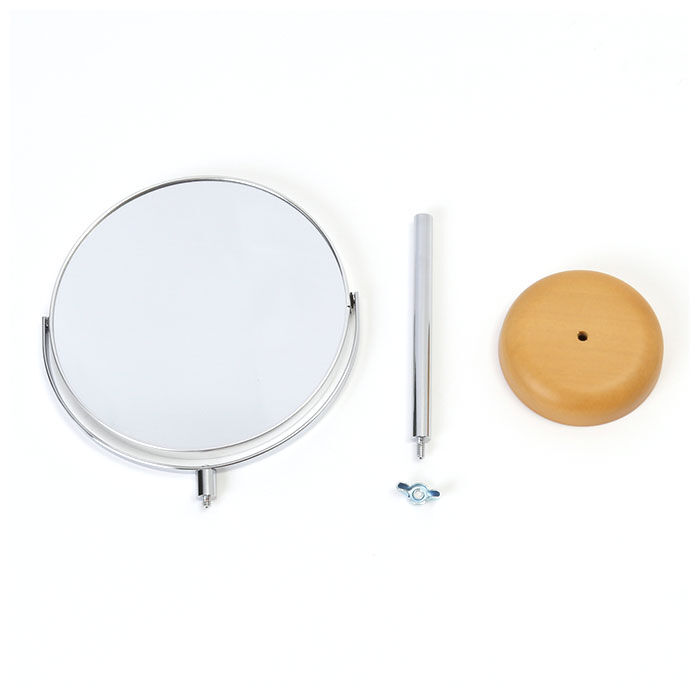 BACKYARD FAMILY「スタンドミラー 卓上 通販 丸い 鏡 化粧鏡 丸ミラー 拡大鏡 卓上ミラー 洗面鏡 トイレ 卓上鏡」|その他|