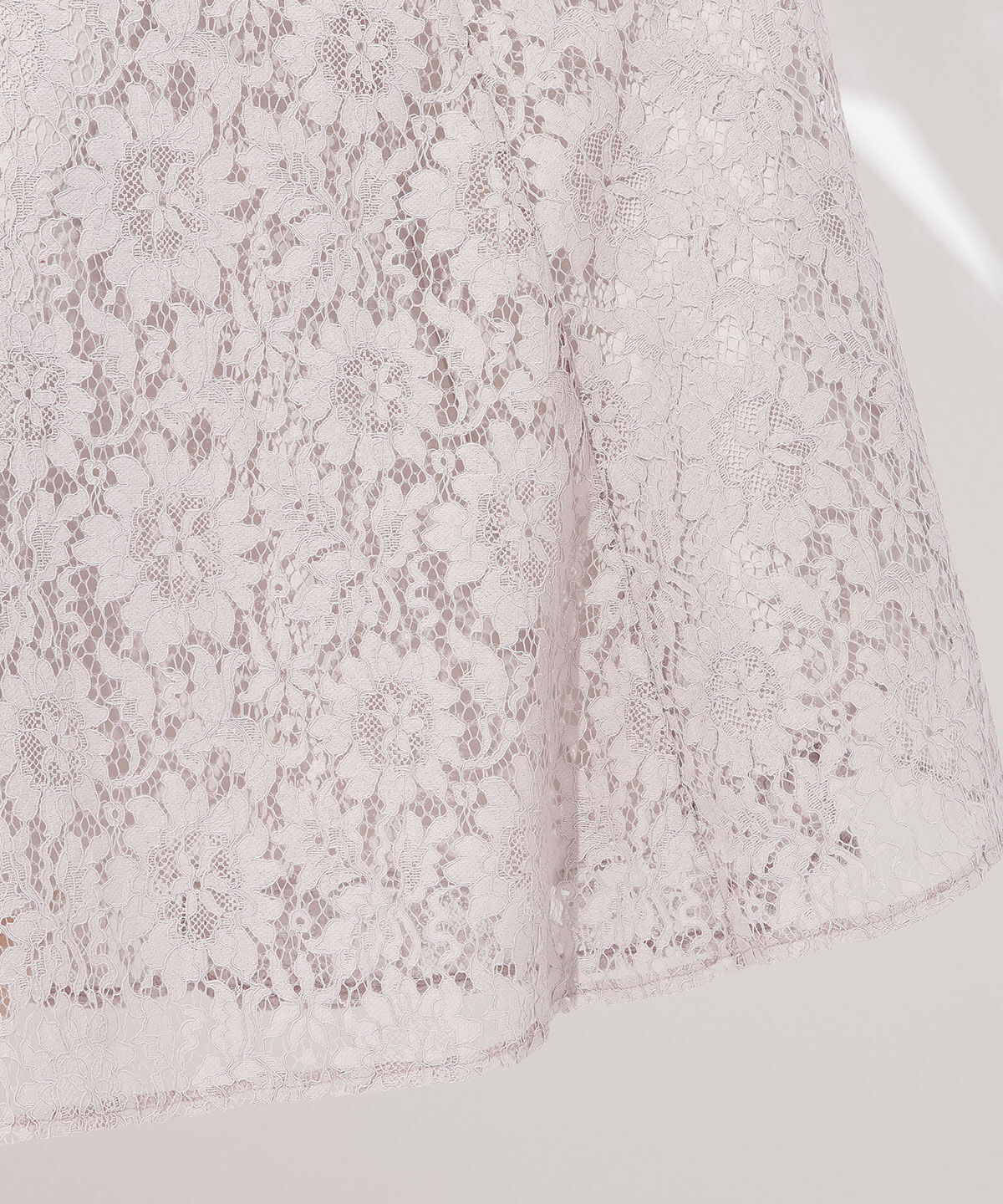 アンドクチュール「チュールブラウスレイヤーレースドレス」|ドレス|