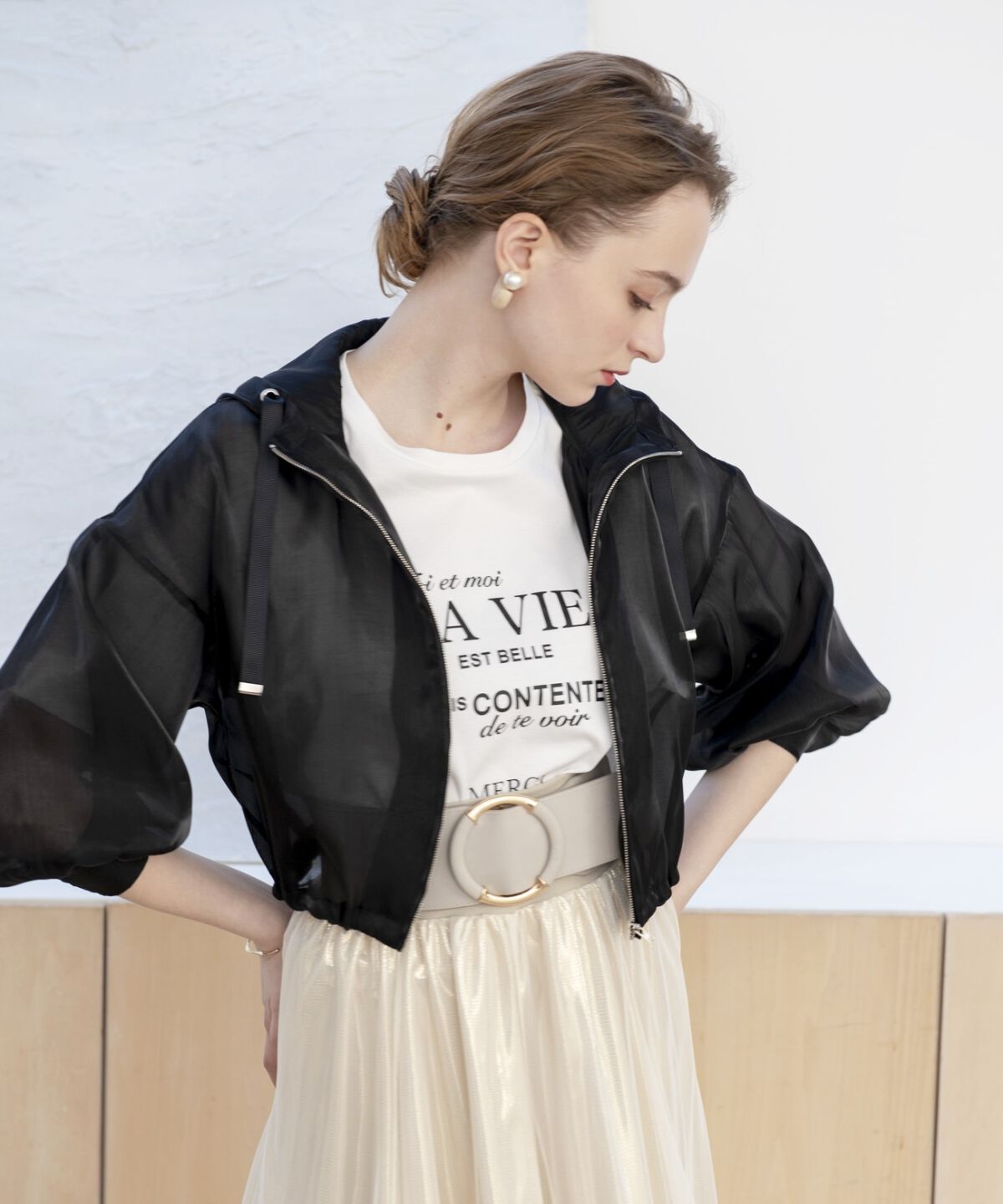 アンドクチュール「ロゴTシャツ」|Tシャツ・カットソー|