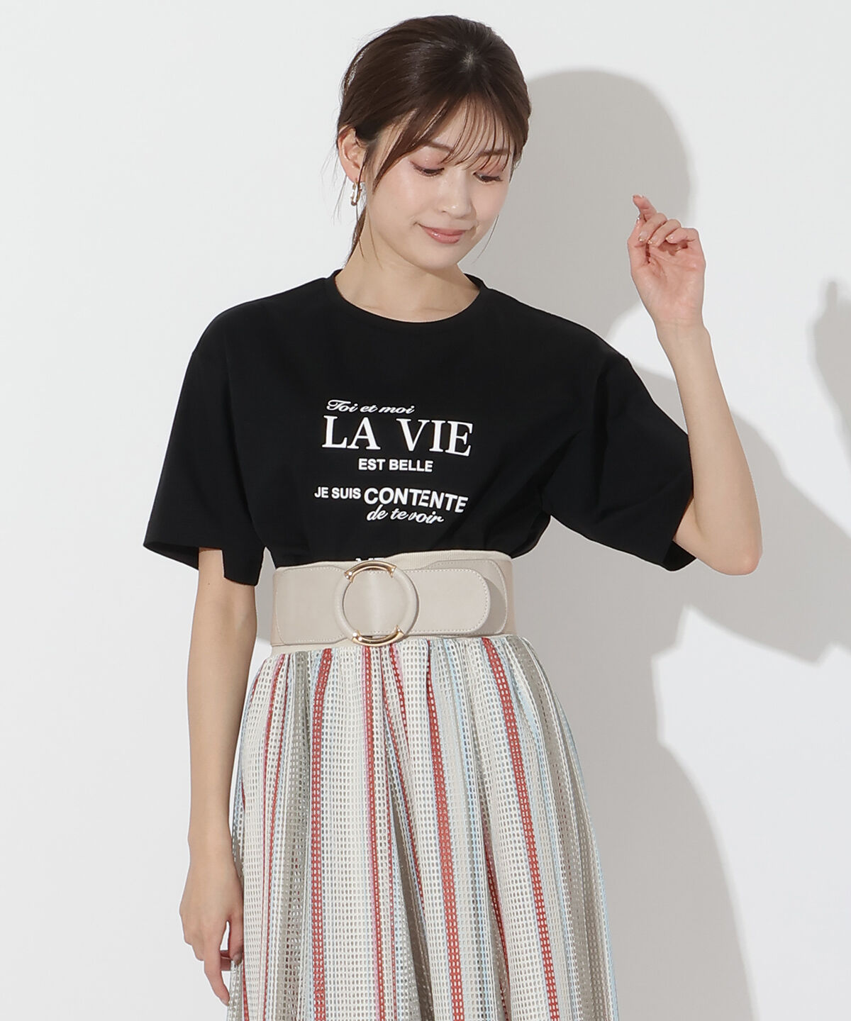 アンドクチュール「ロゴTシャツ」|Tシャツ・カットソー|