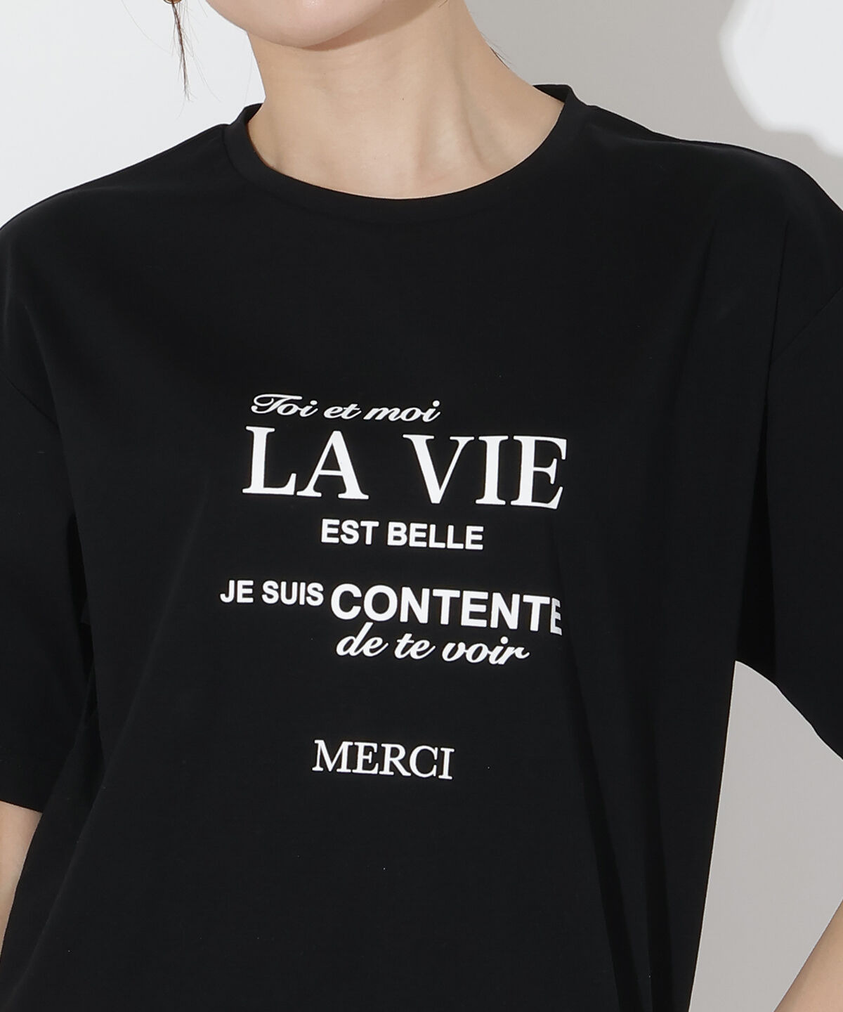 アンドクチュール「ロゴTシャツ」|Tシャツ・カットソー|