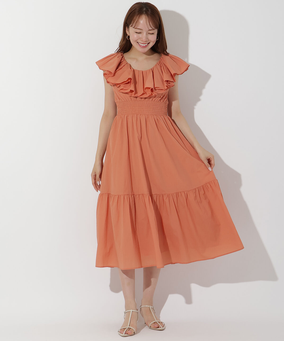 アンドクチュール「ダブルフリルワンピース」|ワンピース|