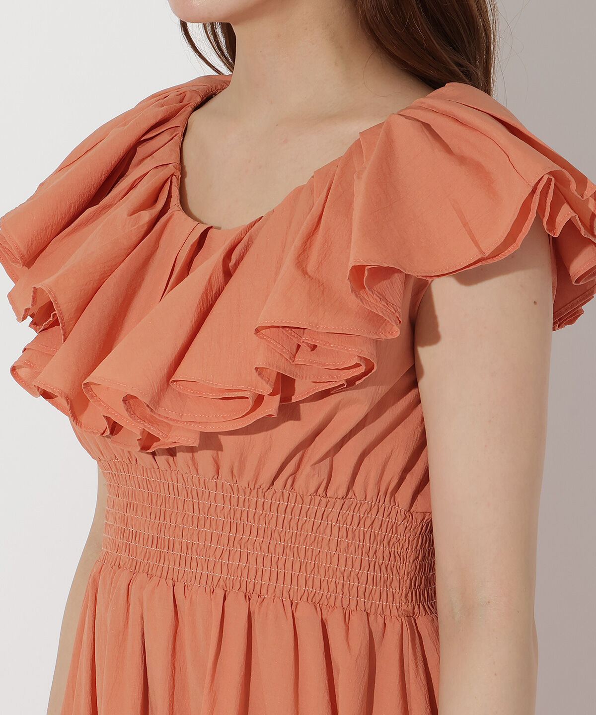 アンドクチュール「ダブルフリルワンピース」|ワンピース|