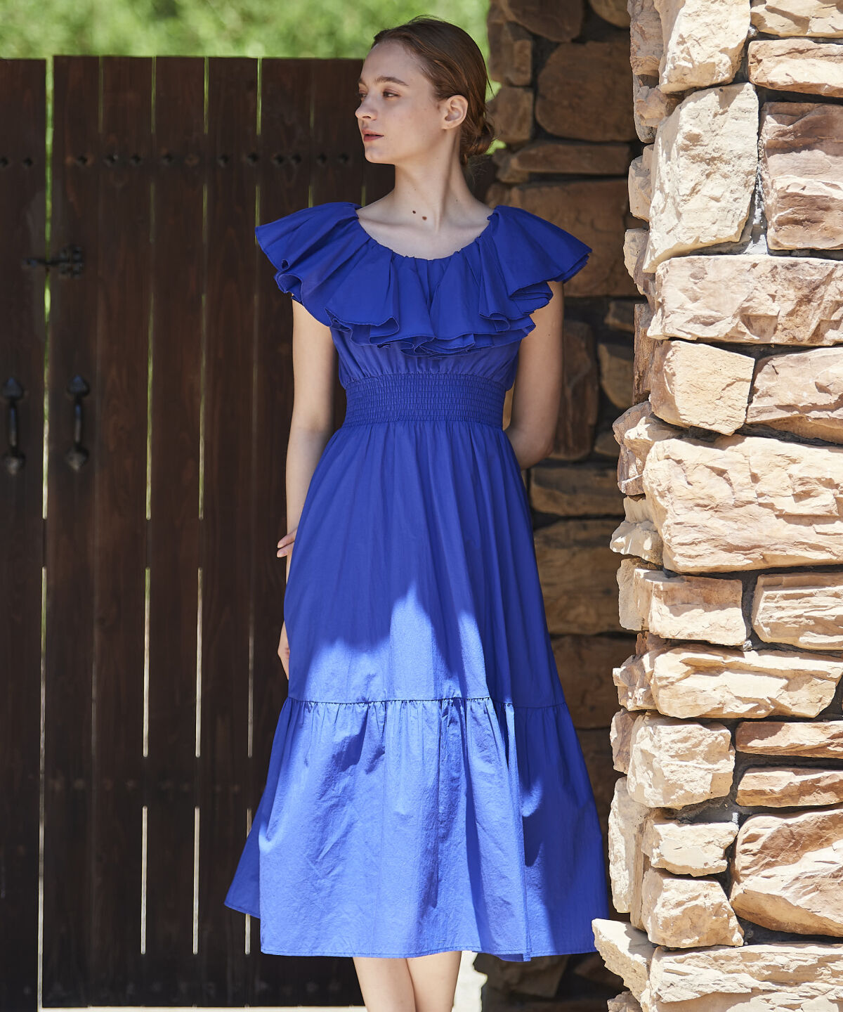 アンドクチュール「ダブルフリルワンピース」|ワンピース|