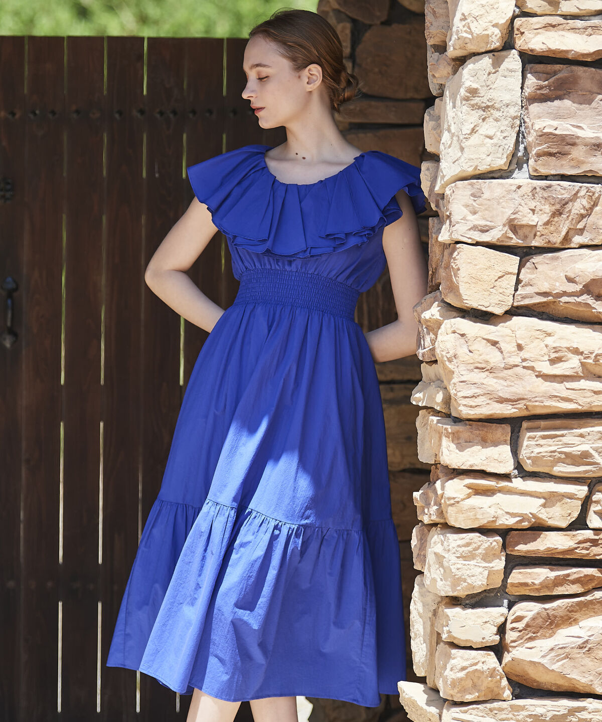 アンドクチュール「ダブルフリルワンピース」|ワンピース|