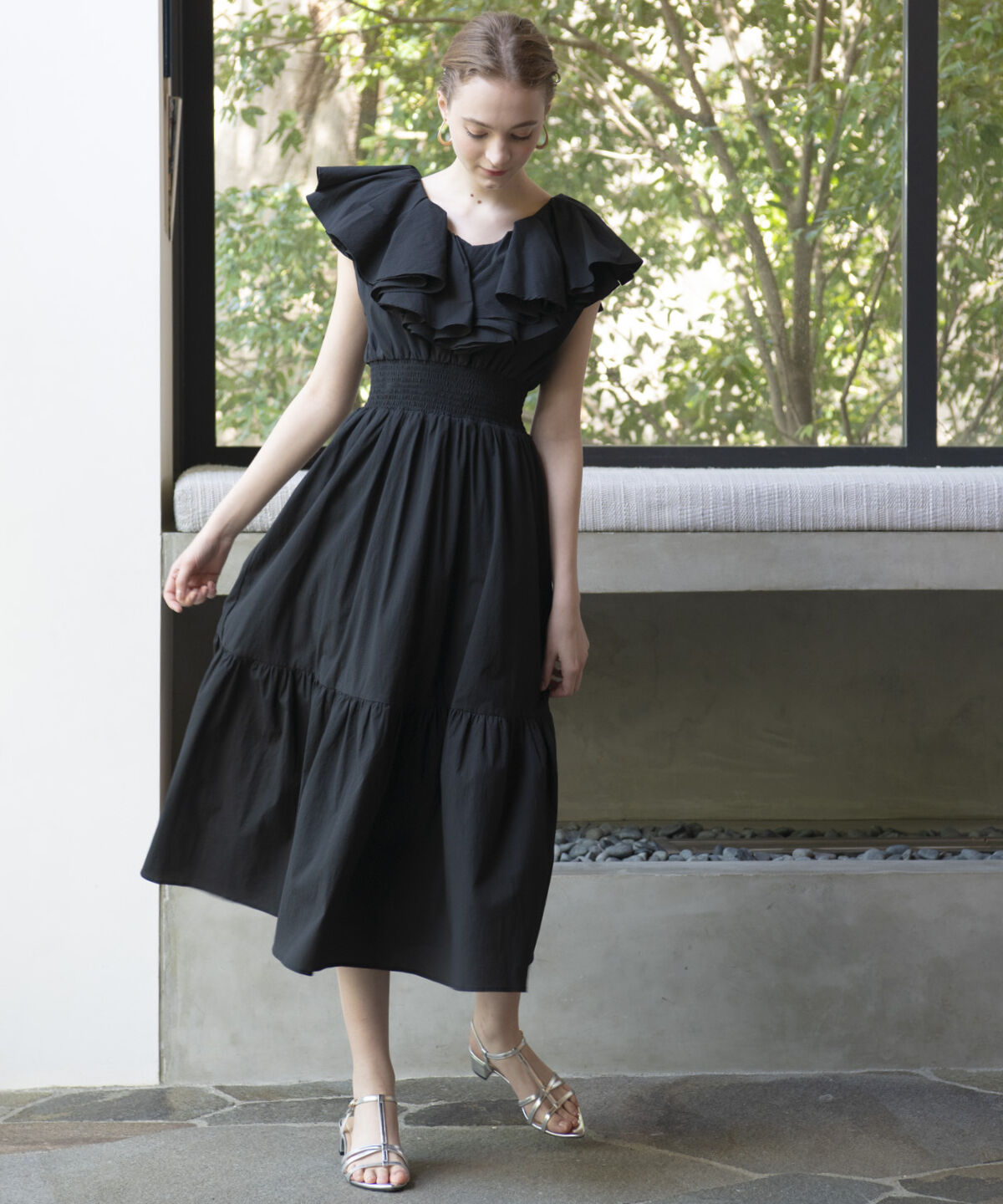 アンドクチュール「ダブルフリルワンピース」|ワンピース|