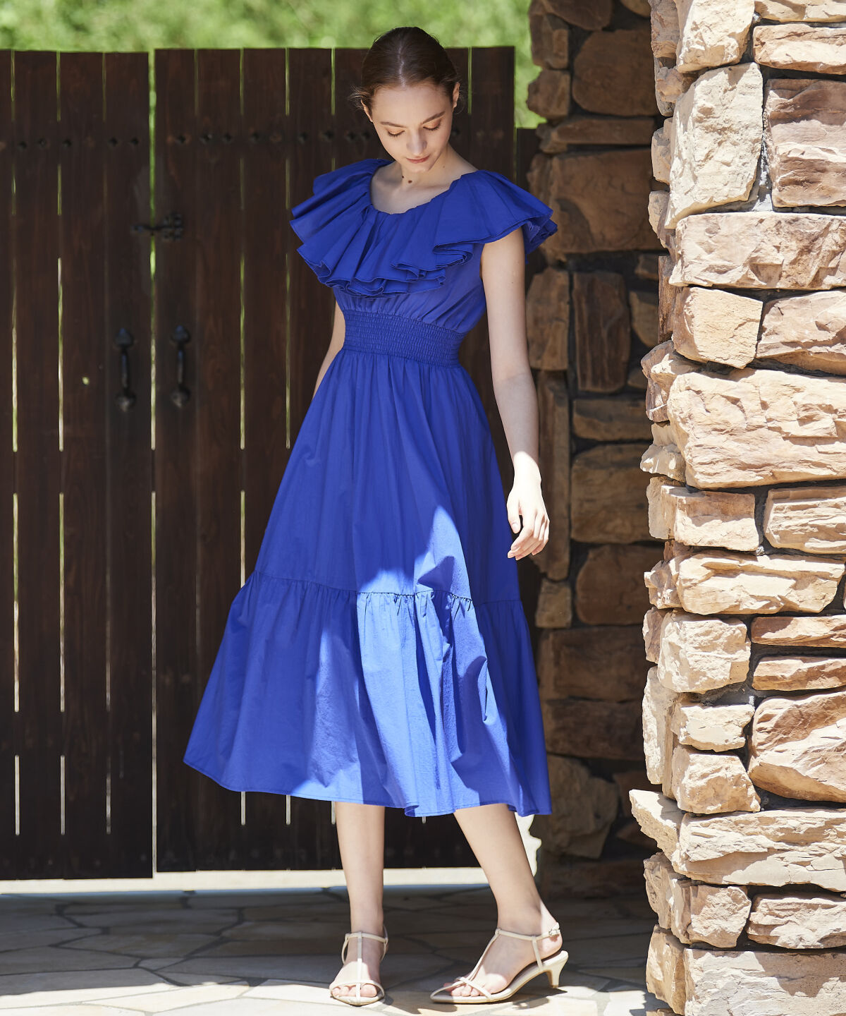 アンドクチュール「ダブルフリルワンピース」|ワンピース|